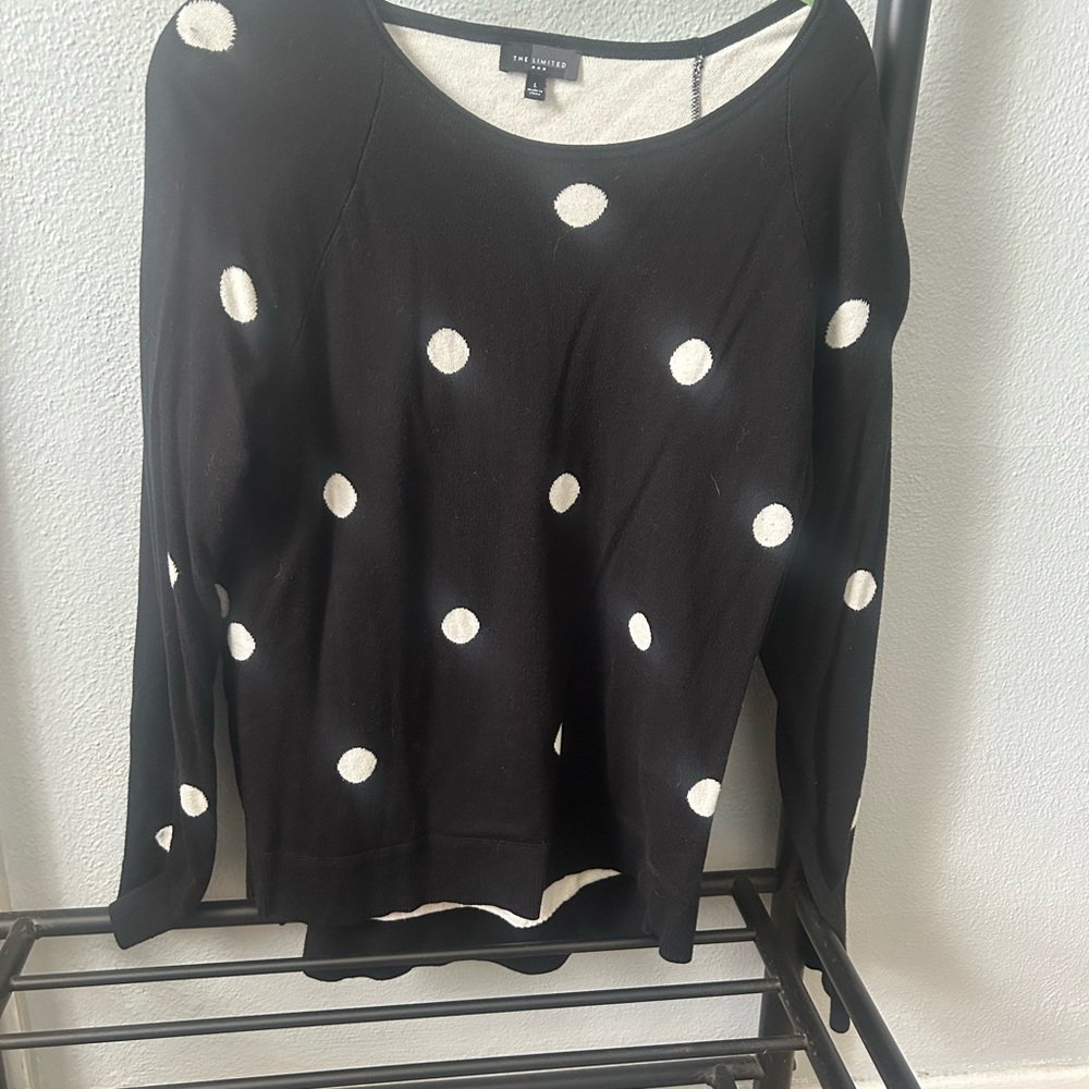 Polka dot sweater